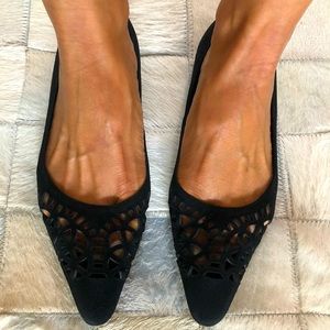Manolo Blahnik flat shoes with beautiful details
